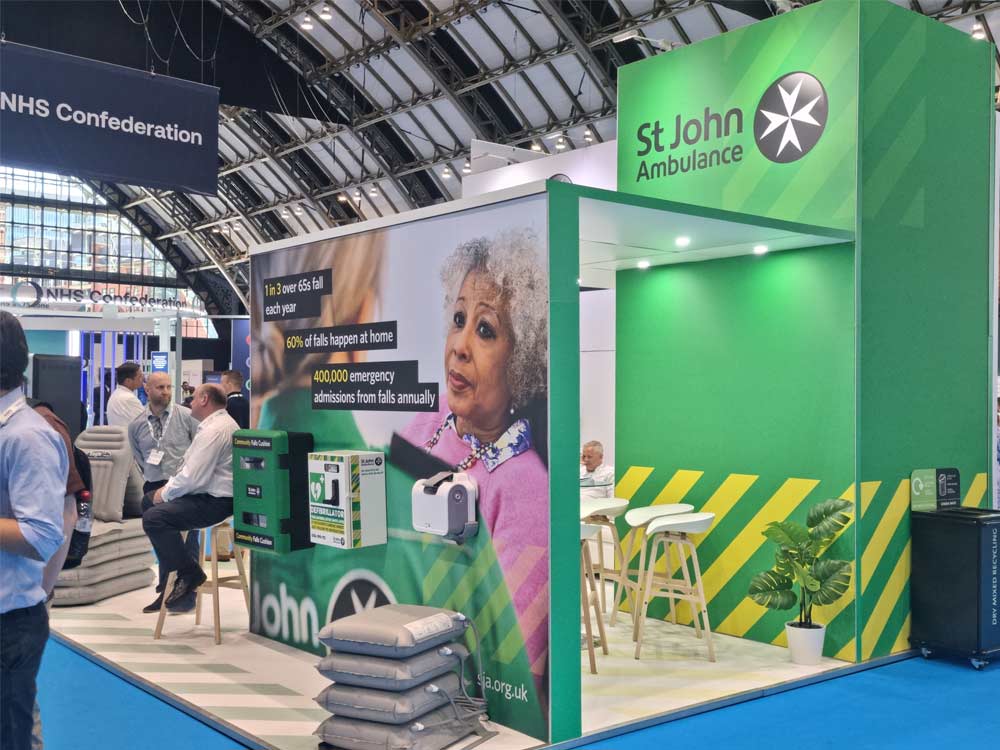 Exhibition stand for St. Johns Ambulance